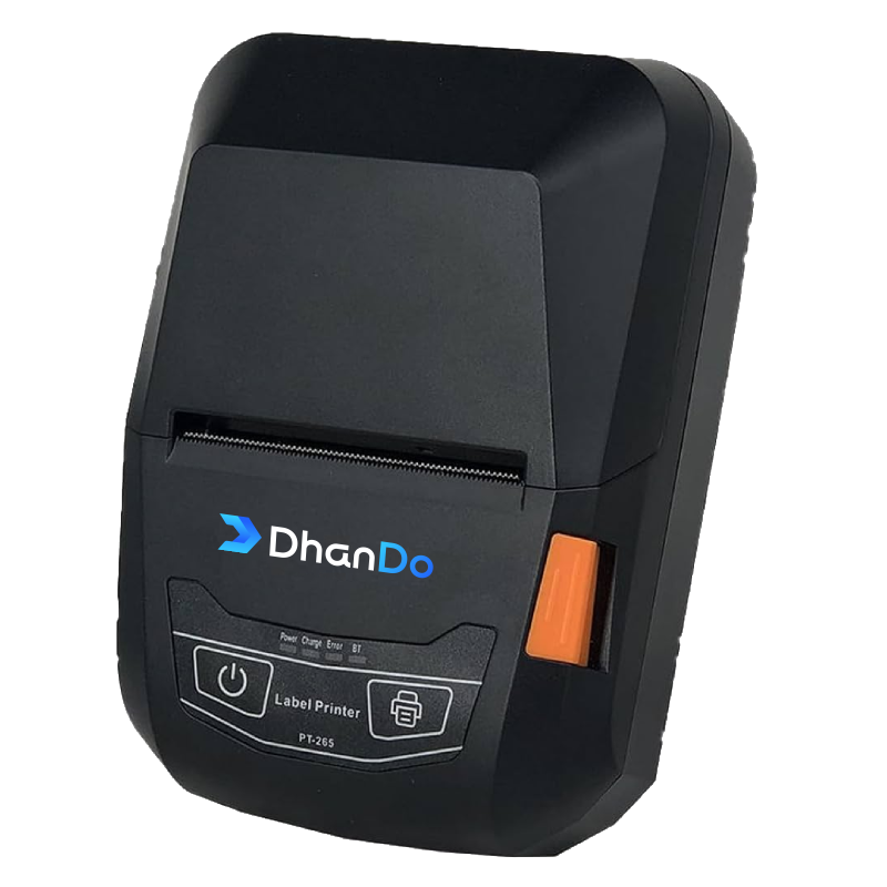 Dhando Bluetooth thermal receipt and barcode label printer